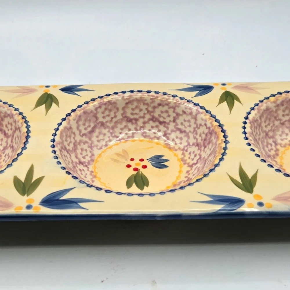 Temptations Old World‎ Rectangle Appetizer Server Serving Tray